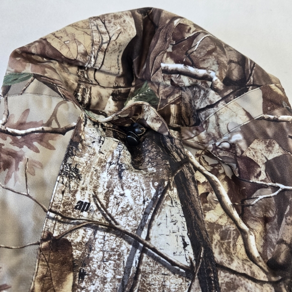 Cabela's Packable Realtree Dry Plus Hooded Hunting Jacket Men's 3XL Camouflage - Picture 7 of 13